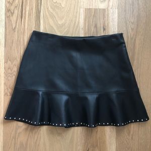 FAUX LEATHER ZARA SKIRT
